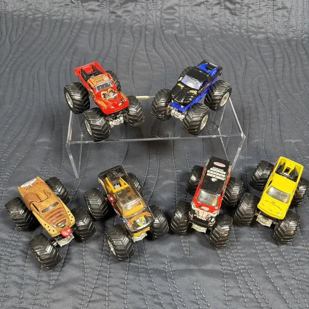 Hot Wheels Monster Jam 1:64 Diecast Monster Truck Lot of 6 Vintage Loose